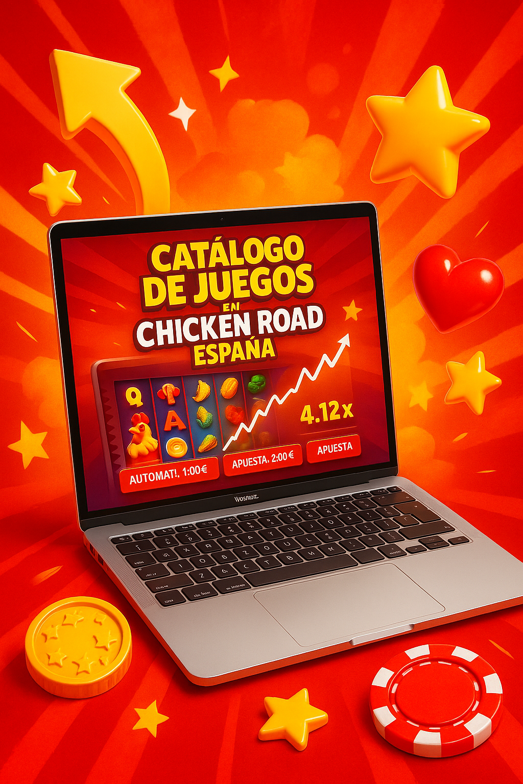 Catálogo de juegos en Chicken Road España